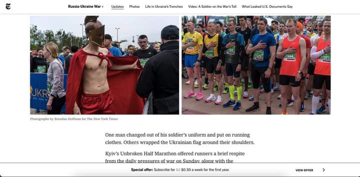 Artykuł New York Times opisujący kampanię Kosmy Zalewskiego